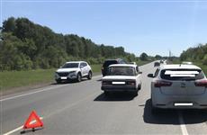 В Красноярском районе произошло массовое ДТП перед пешеходным переходом