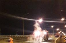 На Южном мосту проводят гарантийный ремонт