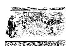 Самарский карикатурист передумал дарить свою коллекцию "Крыльям" после их вылета из высшей лиги