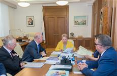 Николай Меркушкин обсудил с Ольгой Васильевой вопрос строительства новых школ в регионе