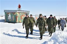 Дмитрий Азаров принял участие в военных сборах в поселке Рощинский