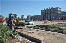 Два из четырех скверов пл. Куйбышева отремонтированы на 90%