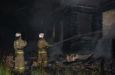 При крупном пожаре в частном доме в с. Печерское погиб мужчина
