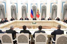 Губернатор Дмитрий Азаров встретился с президентом РФ Владимиром Путиным