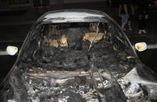 В Тольятти на ул. Белорусской ночью обгорел BMW 530xi