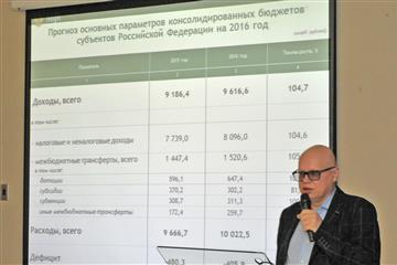 Доходы региональных бюджетов в 2016 году могут составить 9,6 трлн рублей