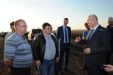 Губернатор встретился с производителями сельхозпродукции Кинель-Черкасского района