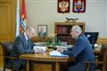 Евгений Солнцев встретился с председателем Общественной палаты Оренбургской области Борисом Колесниковым