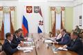 Глава Мордовии провел встречу с председателем правления банка "Зенит"