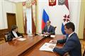 Артем Здунов провел встречу с гендиректором Краснослободского радиозавода Мариной Журавлевой