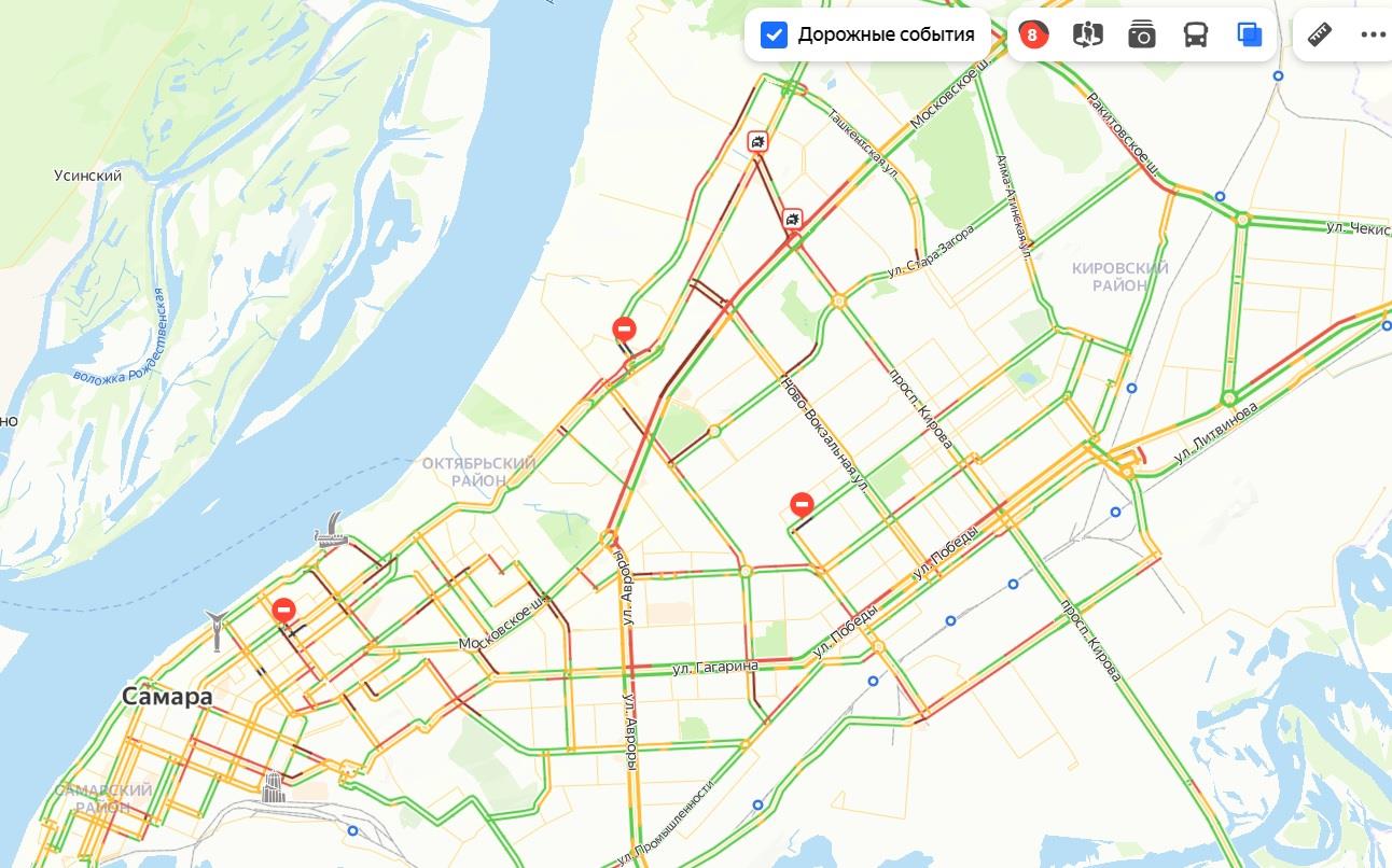 Остановки 20 трамвая самара. Пробки Самара. Пробки в Самаре. Самара и Тольятти на карте. График пробок Самара.
