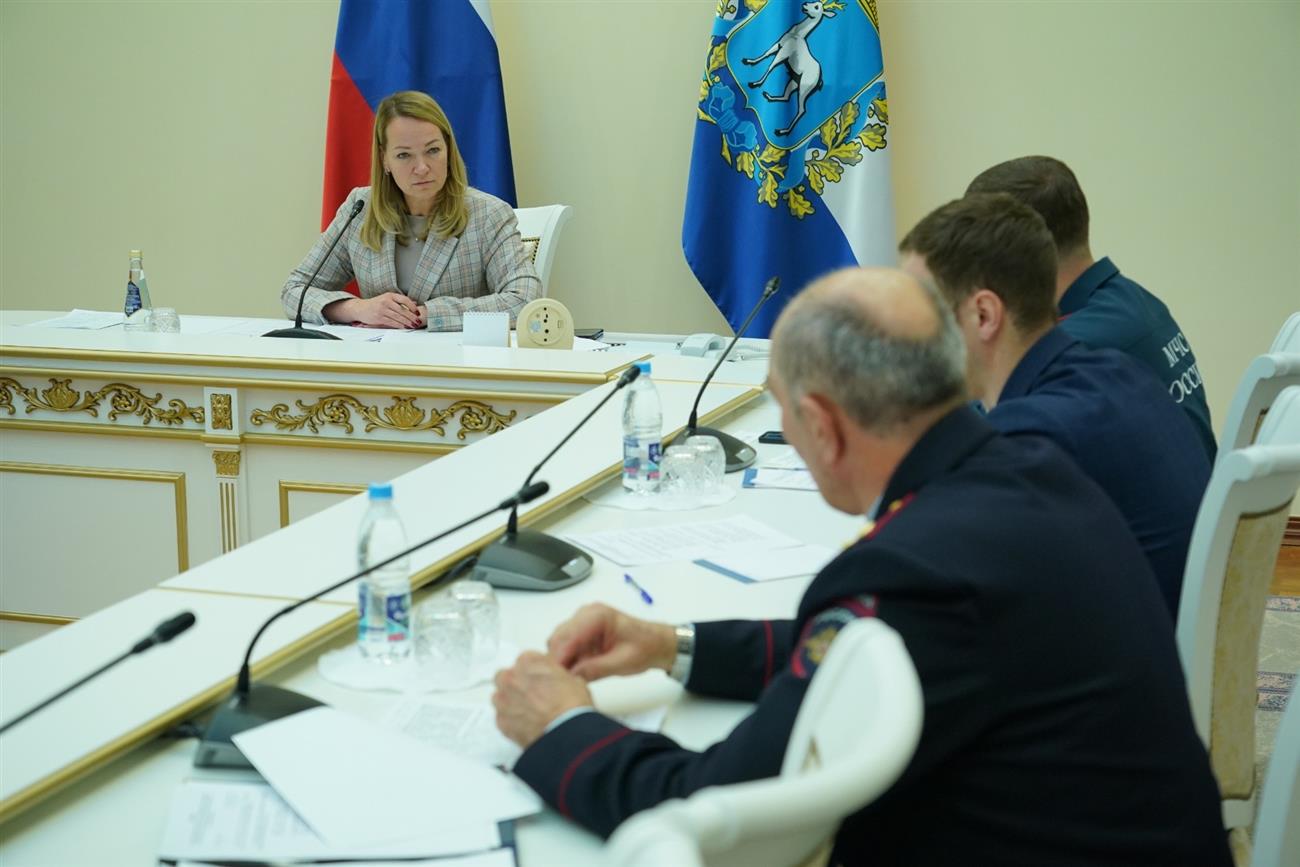 Наталья Катина провела заседание областной комиссии по предупреждению и  ликвидации ЧС - Волга Ньюс