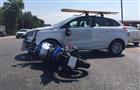 В Самаре автомобилист сбил женщину на мотоцикле