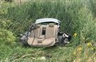 В Кошкинском районе разорвало пополам съехавший в кювет Nissan