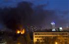 В Самаре на территории бывшего ЗИМа горело заброшенное трехэтажное здание