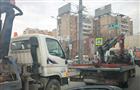 Около ж/д вокзала столкнулись эвакуаторы