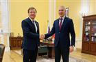 Губернатор Дмитрий Азаров провел встречу с министром спорта РФ Олегом Матыциным
