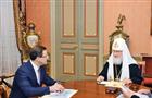 Дмитрий Азаров встретился с Патриархом Московским и всея Руси Кириллом