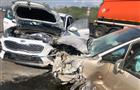 В массовом ДТП в Красноярском районе пострадала автомобилистка