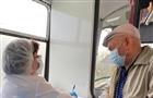 В мобильных ФАП Большеглушицкого района вакцинацию прошли более 100 жителей