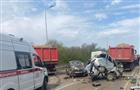 Восемь машин столкнулись на трассе под Самарой