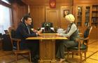Вице-премьер правительства РФ Виктория Абрамченко и Глеб Никитин провели рабочую встречу