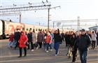 В Оренбурге побывал первый туристический поезд
