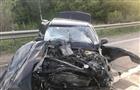 На Обводной дороге у Самары пострадали водитель и пассажир столкнувшейся с грузовиком легковушки