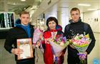 В Курумоче встретили "золотых" рапиристов братьев Бородачевых