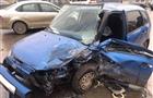 В Самаре столкнулись Lada Vesta и Lada Kalina