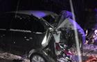 Две Lada столкнулись во время снегопада в Самарской области