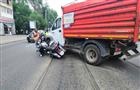 На ул. Мичурина в Самаре грузовик сбил мотоциклиста