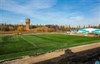 На стадионе "Салют" постелен новый футбольный газон уровня FIFA