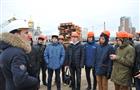 Самарским студентам устроили экскурсию по развязке на пересечении Кирова и Московского шоссе