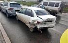 В Кировском районе Самары столкнулись четыре автомобиля