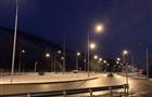 На Красноглинском шоссе включили освещение