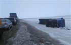 Попавший в ДТП под Сызранью грузовик вез скакунов в Монголию