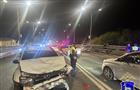 Пять машин столкнулись в районе Южного моста в Самаре