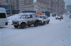 В Тольятти столкнулись маршрутка и две легковушки, пострадали пассажиры микроавтобуса