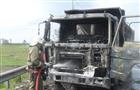 Под Тольятти сгорел китайский грузовик