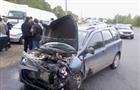 В Тольятти на Южном шоссе столкнулись три автомобиля 