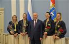 Губернатор Николай Меркушкин провел торжественную встречу с чемпионками летней Олимпиады в Рио-де-Жанейро – гандболистками тольяттинского клуба "Лада"
