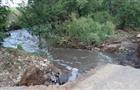 В Красноармейском районе при подъеме уровня воды в пруду размыло дамбу