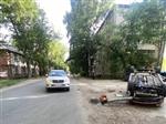 Столкновение внедорожников привело к опрокидыванию автомобиля в Самаре