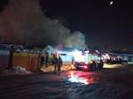 В Самаре произошел крупный пожар на рынке