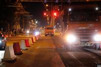 На Московском шоссе убирают колеи
