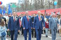 Николай Меркушкин вместе с жителями Самары прошел в колонне в День Весны и Труда 