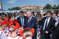 Губернатор дал старт строительству новой школы в жилом районе "Волгарь"