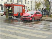 В Самаре при столкновении двух иномарок пострадала пассажирка