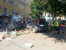 В ДТП на ул. Ново-Вокзальной пострадали семь человек